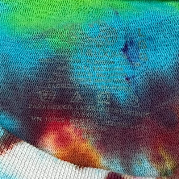Big Thunder and the Rumblefish Tie Dye Band Tee Sz L - Picture 6 of 6